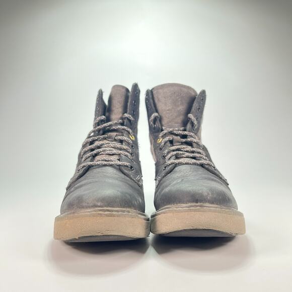 Timberland Kenniston Dark Gray Leather Lace Up Hiking Boots Women's Size 7.5 - Picture 2 of 11